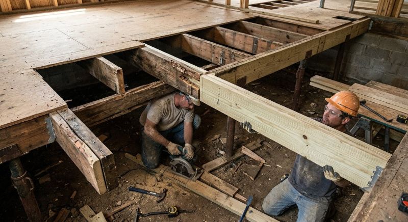 Floor Joists Repair in Kansas City, KS