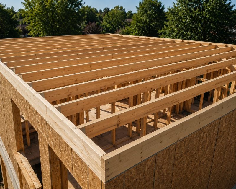 Gable Roof Framing in Conroe, TX