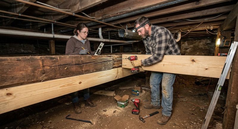 House Beam Repair in Kansas City, KS
